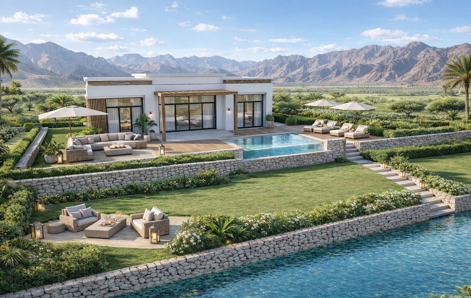 2-bedroom lagoon-view villa on Lubana Island, Hawana Salalah, Oman