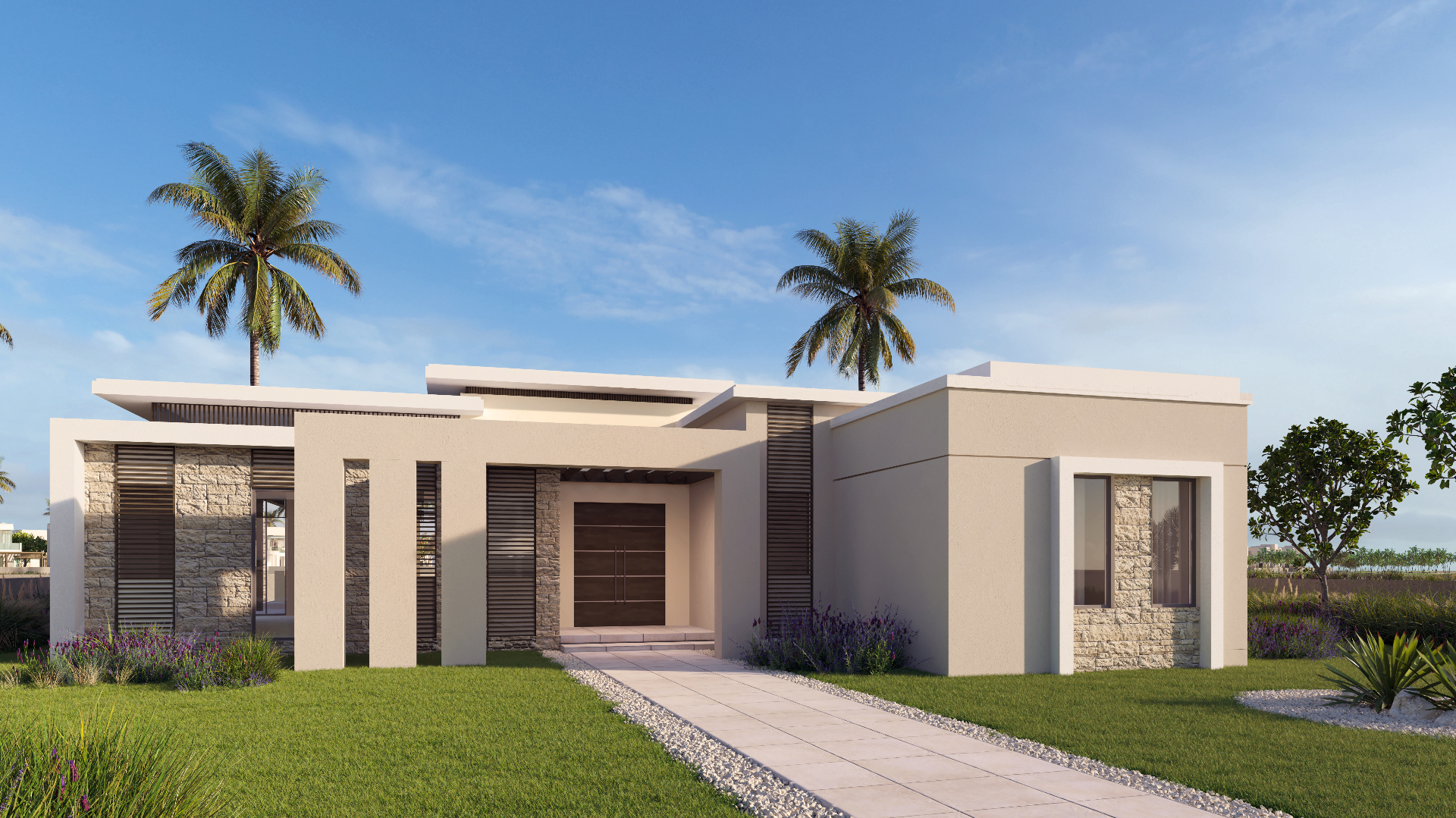 Raya Villa – facade and entrance